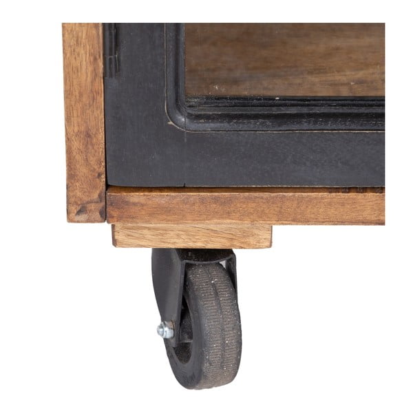 Vitrína z mangového dřeva v přírodní barvě 160x71 cm – Ixia-image-4