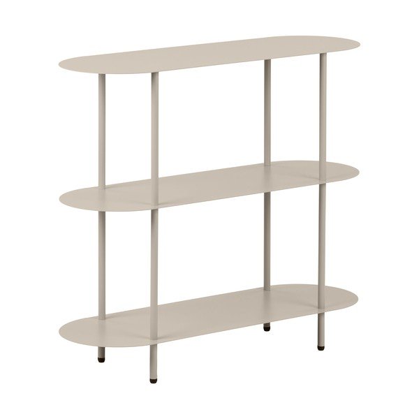 Béžový kovový regál 90x81x31 cm Rieti – House Nordic-image-2