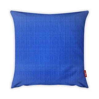 Modrý povlak na polštář s podílem bavlny Vitaus, 42 x 42 cm