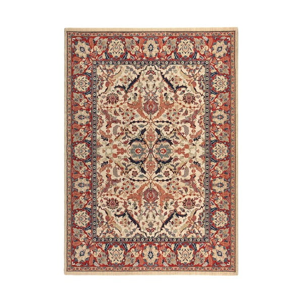 Vlněný koberec Ibai, 120x160 cm, béžový