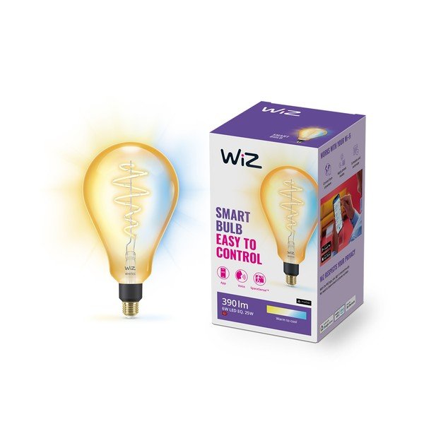 Filamentová smart žárovka E27, 6 W – WiZ-image-2