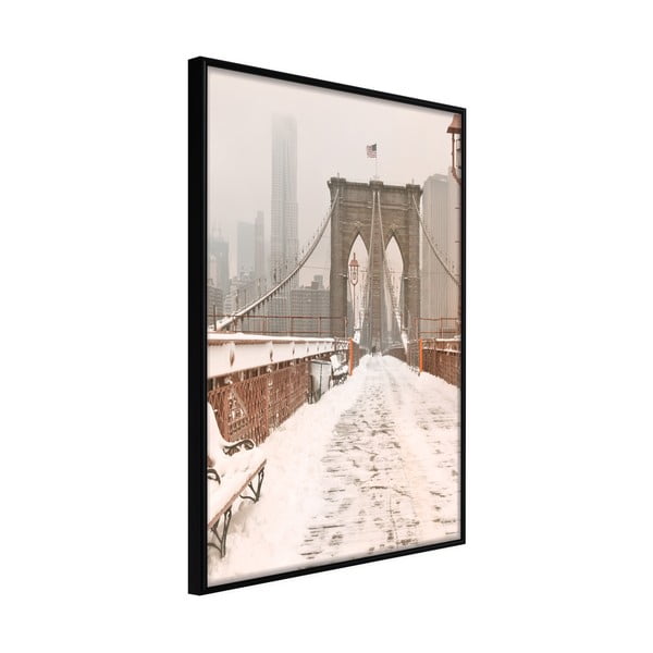 Plakát v rámu Artgeist Winter in New York, 20 x 30 cm