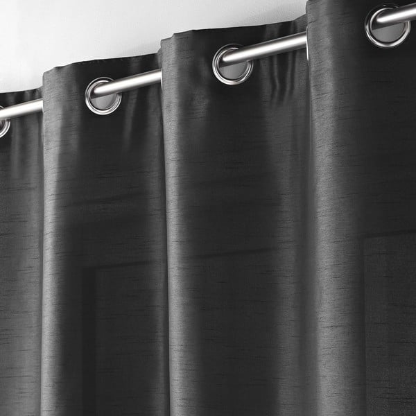 Tmavě šedý závěs z mikrosaténu 140x240 cm Shana – douceur d'intérieur-image-2