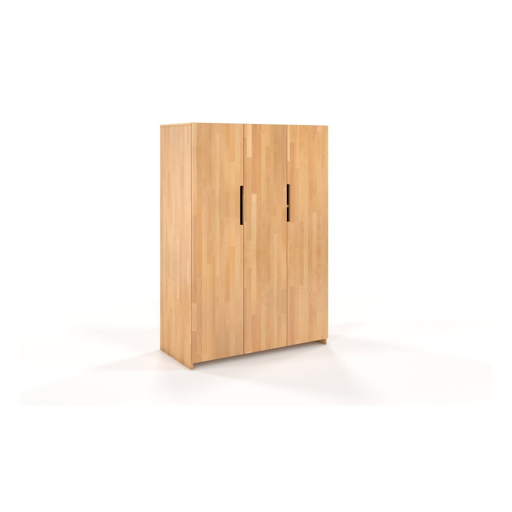 Šatní skříň z bukového dřeva 128x180 cm Bergman - Skandica
