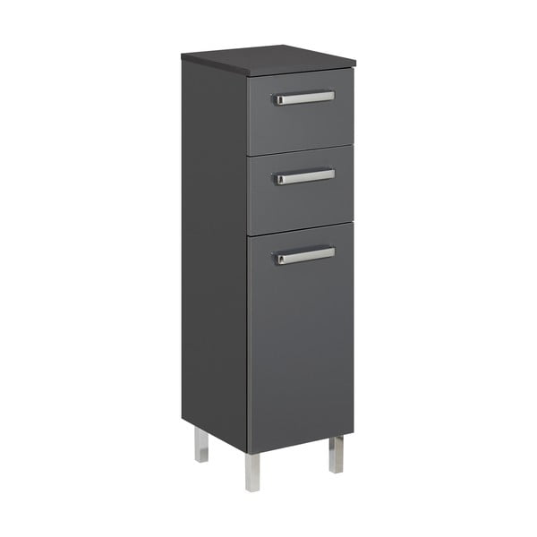 Tmavě šedá vysoká koupelnová skříňka 30x101 cm Set 311 - Pelipal