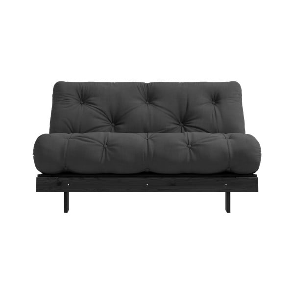Tmavě šedá rozkládací pohovka 140 cm Roots Black Night – Karup Design