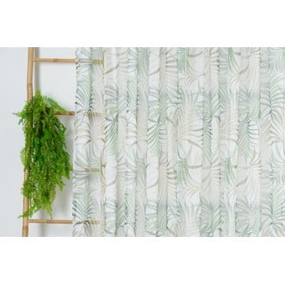Zeleno-béžová záclona 300x260 cm Palmas – Mendola Fabrics