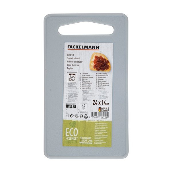 Šedé prkénko na krájení Fackelmann Eco, 23,6 x 13,8 cm-image-3