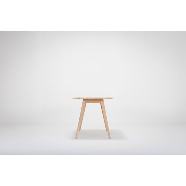 Jídelní stůl z dubového dřeva 80x80 cm Stafa – Gazzda-image-4