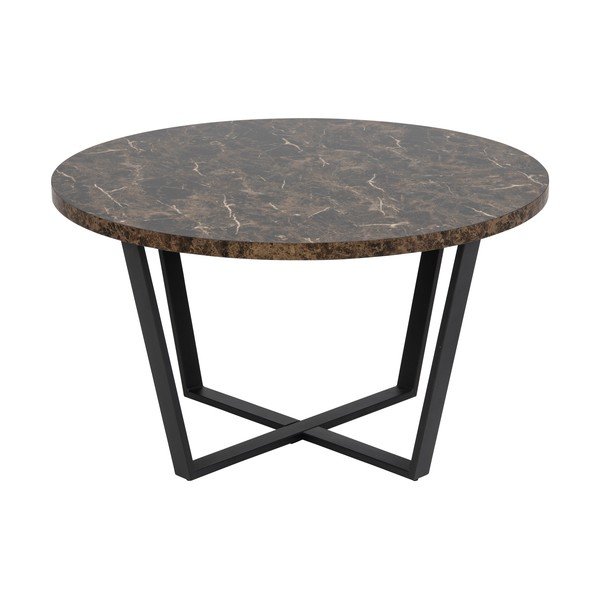 Hnědý kulatý konferenční stolek ø 77 cm Amble - Actona-image-2