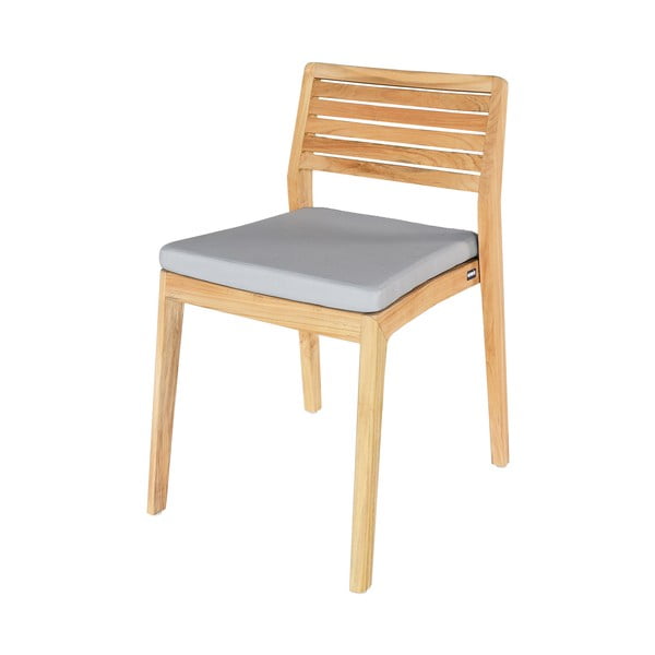 Dřevěné zahradní židle v přírodní barvě v sadě 2 ks Aquariva – Ezeis