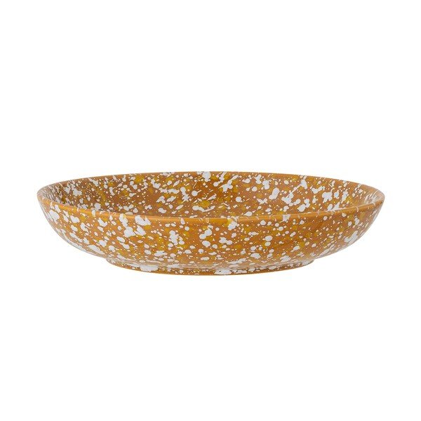 Oranžovo-bílý kameninový hluboký talíř Bloomingville Carmel, ø 21 cm-image-2