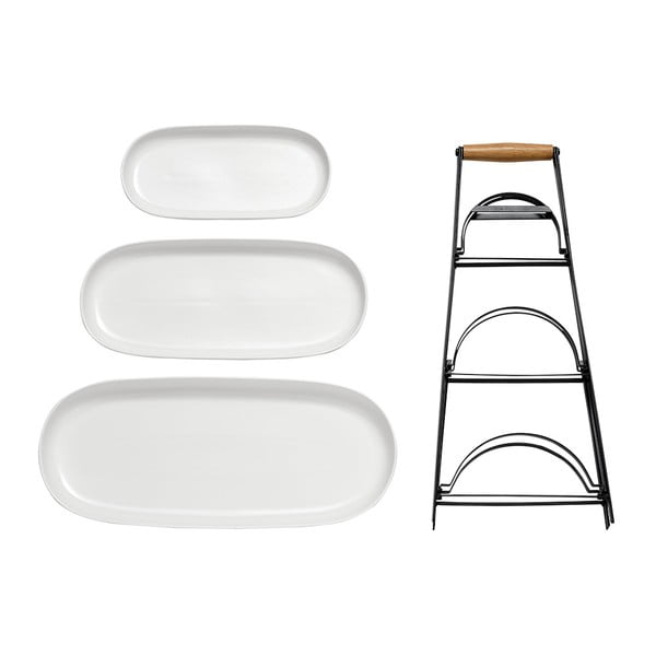 Třípatrový stojan na dezerty Ladelle Serve & Share-image-2