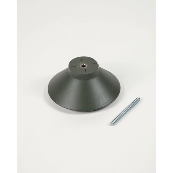 Šedozelené nástěnné dřevěné háčky v sadě 3 ks Nadua – Kave Home-image-3