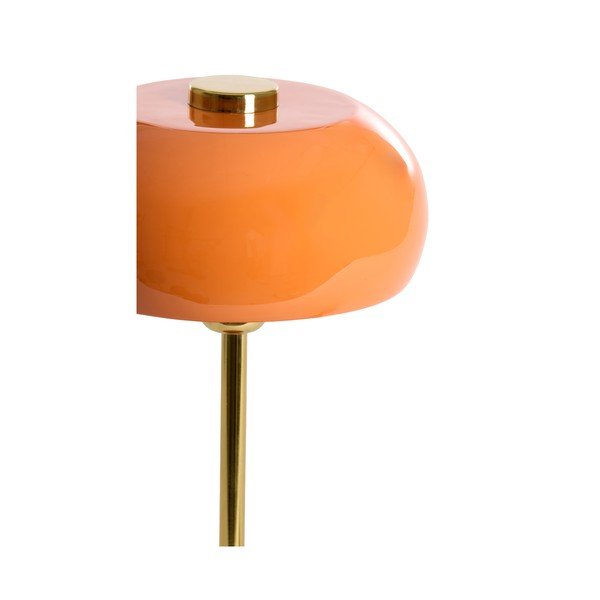 Oranžová stolní lampa s kovovým stínidlem (výška 40 cm) Surin – Light & Living-image-4