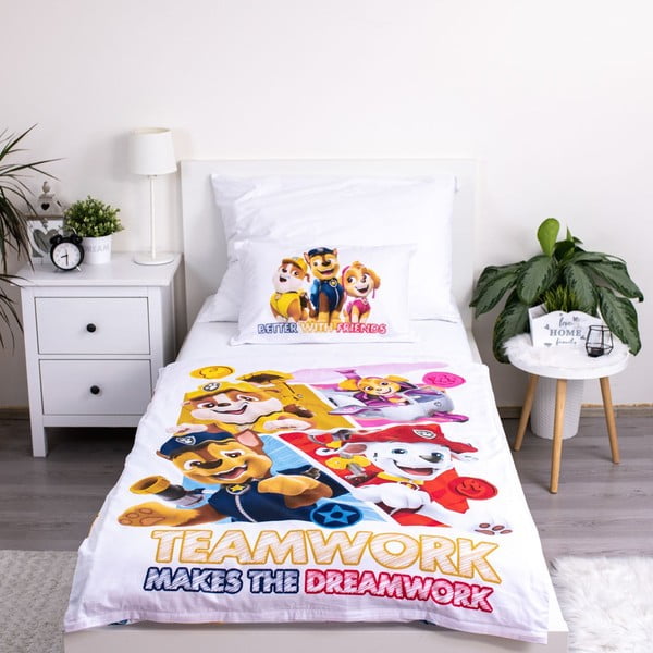 Bavlněné dětské povlečení do postýlky 100x135 cm Paw Patrol – Jerry Fabrics-image-1