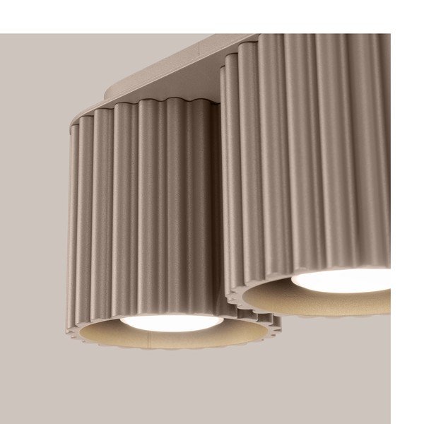 Taupe kovové bodové svítidlo 10x21 cm Zora – Sollux-image-1