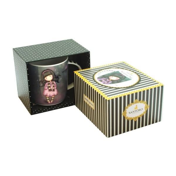 Hrnek z kostního porcelánu Santoro London Gorjuss Little Song, 330 ml-image-3