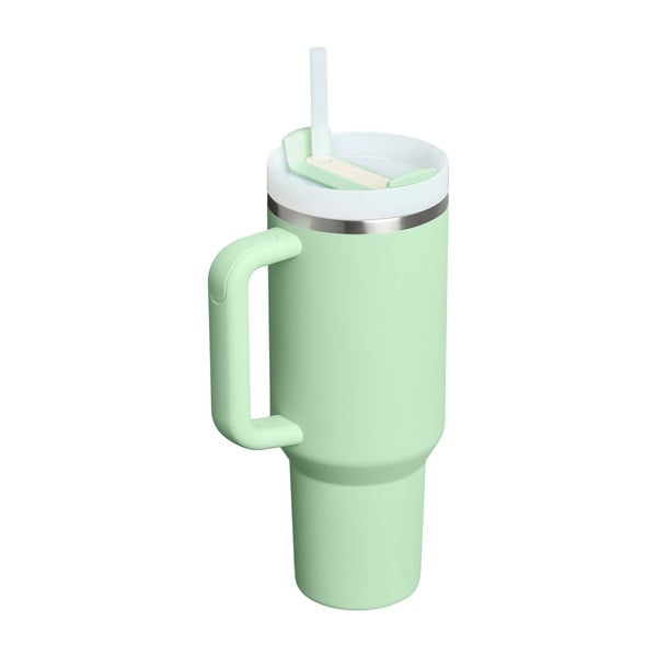 Šalvějově zelená termoska s brčkem z nerezové oceli 1,18 l Quencher H2.0 FlowState Tumbler Pistachio – Stanley-image-2