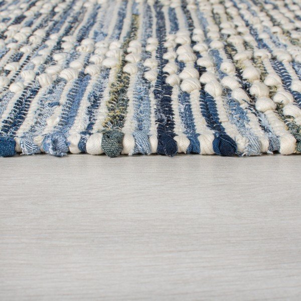 Modrý bavlněný koberec Flair Rugs Lissie, 120 x 170 cm-image-3