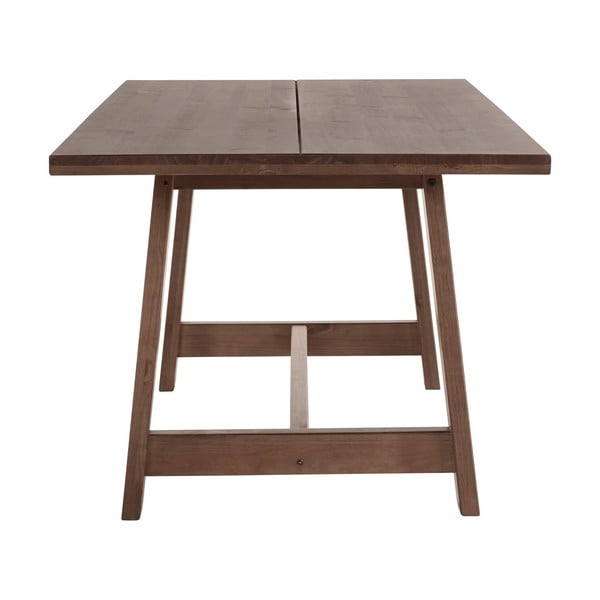 Hnědý jídelní stůl z borovicového dřeva 90x160 cm Derby – Støraa-image-2