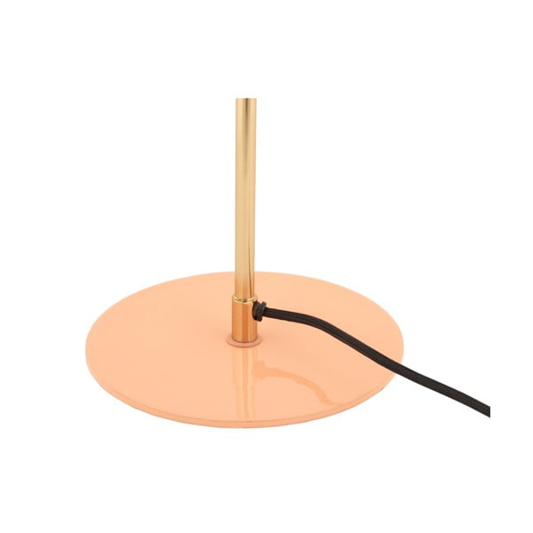 Stolní lampa v lososové barvě s kovovým stínidlem (výška 55 cm) Vivo – Leitmotiv-image-3