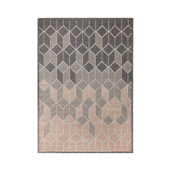 Šedo-růžový koberec Flair Rugs Dartmouth, 200 x 290 cm