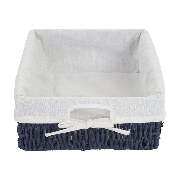 Modrý dřevěný botník s lavicí Mendler Shabby-image-4