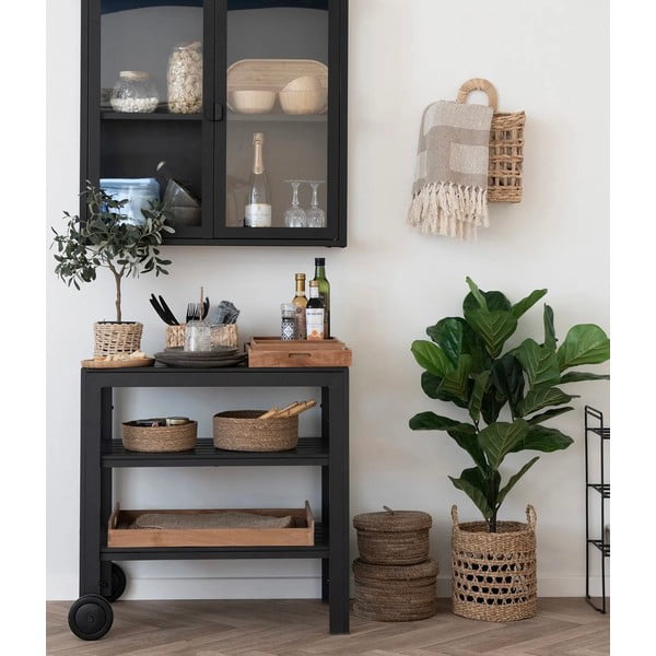 Servírovací stolek na kolečkách 45x75 cm Taormina – House Nordic-image-1