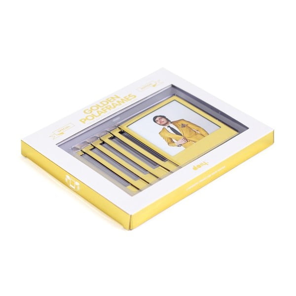 Magnetické rámečky DOIY Polaroid, zlaté-image-1