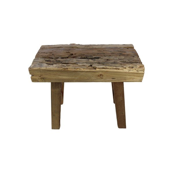 Stolička z neopracovaného teakového dřeva HSM collection Rustic-image-3