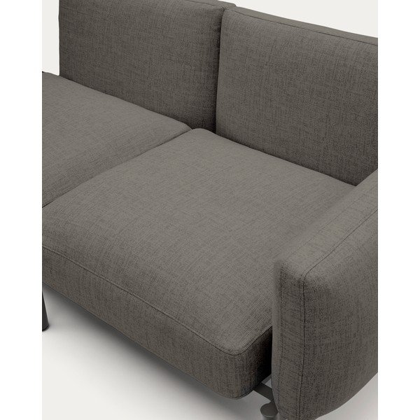 Tmavě šedá čalouněná zahradní pohovka Sorells – Kave Home-image-3