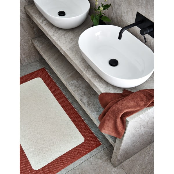 Vnitřní a venkovní koberec v cihlovo-krémové barvě 70x120 cm Ilda Brick – Pappelina-image-4