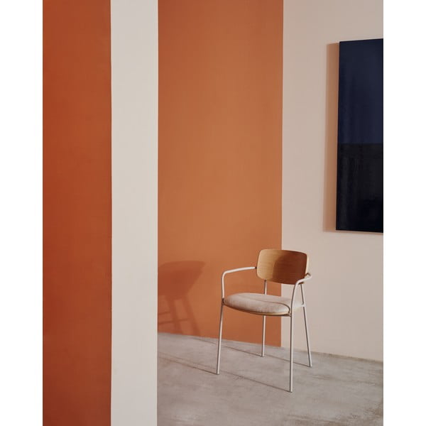 Béžové jídelní židle v sadě 4 ks Maureen – Kave Home-image-1