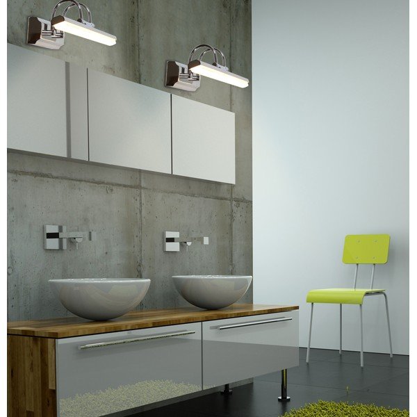Šedé LED nástěnné svítidlo Gizel – Candellux Lighting-image-1