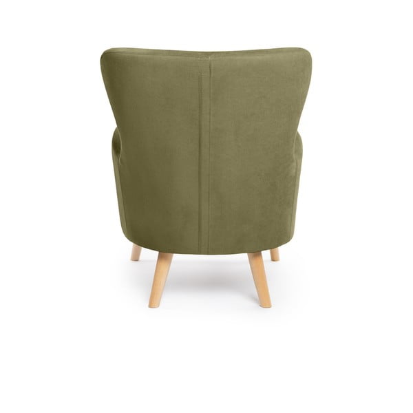 Zelené křeslo ušák Noemye – Bonami Selection-image-4