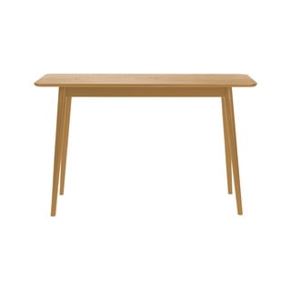 Konzolový stolek s deskou v dubovém dekoru v přírodní barvě 40x120 cm Fabio – White Label