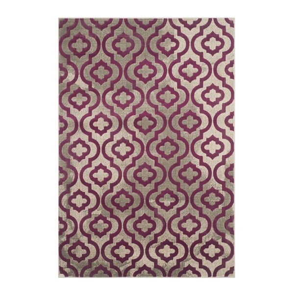 Fialový koberec Webtappeti Evergreen, 184 x 275 cm