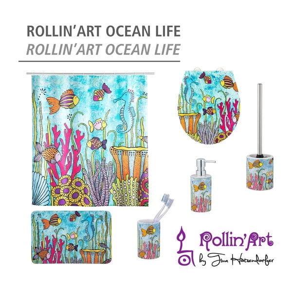 Textilní koupelnová předložka 45x70 cm Rollin'Art Ocean Life – Wenko-image-4