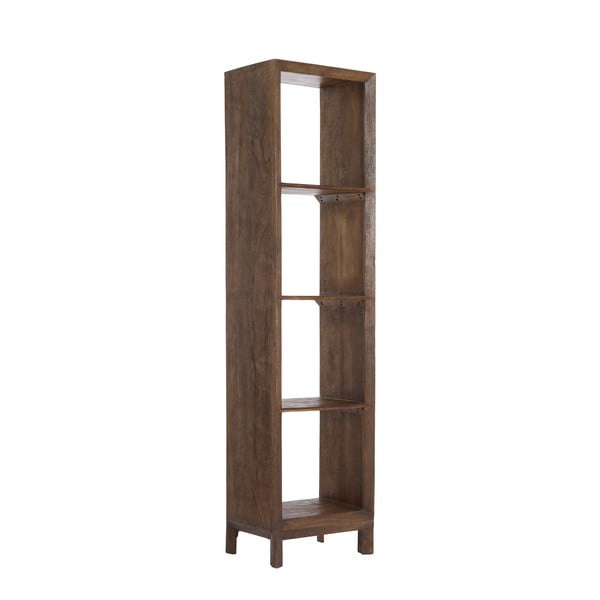 Knihovna z mangového dřeva v přírodní barvě 48x190 cm Sondrio – Light & Living-image-2