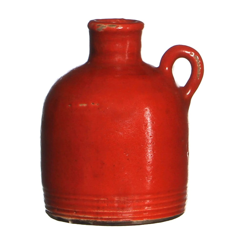 Keramická váza Sil Red, 14x10 cm
