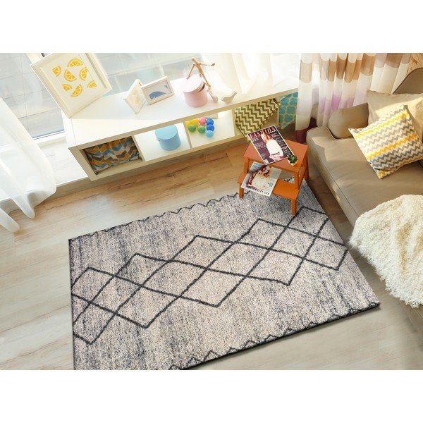 Šedý koberec Universal Atlas Middle, 133 x 190 cm-image-1