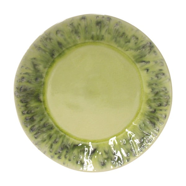 Zelený kameninový talíř Ego Dekor Madeira, ⌀ 27 cm