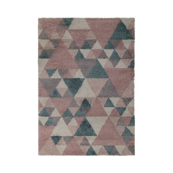 Růžovo-modrý koberec Flair Rugs Nuru, 120 x 170 cm
