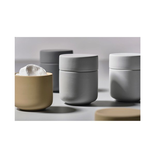 Zelená kameninová dóza s víkem Zone UME-image-1