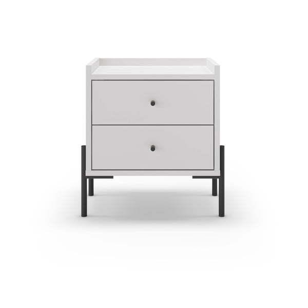 Bílý noční stolek Mayra – Marckeric-image-2