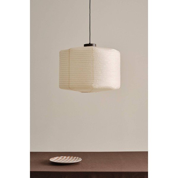 Béžové papírové závěsné svítidlo ø 60 cm Siv – Jotex-image-2