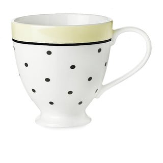 Keramický hrnek Miss Étoile Black Dots And Lemon