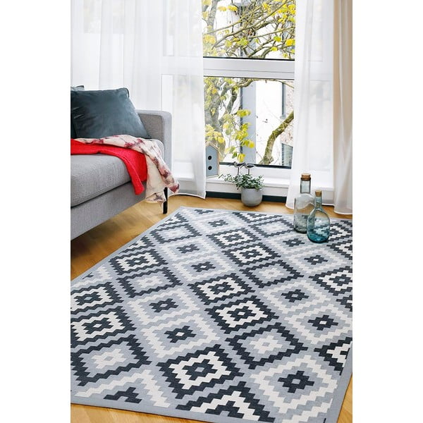 Šedý oboustranný koberec Narma Saka, 100 x 160 cm-image-3