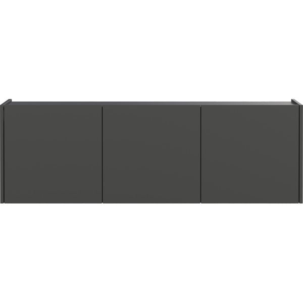 Antracitový TV stolek 138x45 cm Piana – Germania